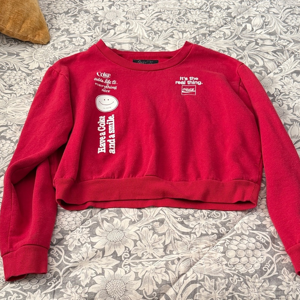 Coca Cola Red Women's Hoodie with Fun Graphics